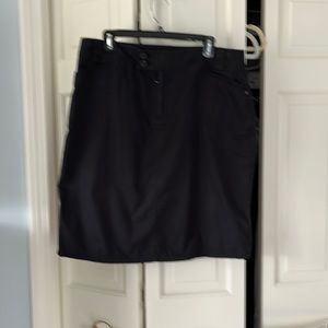 Tribal black cotton skirt